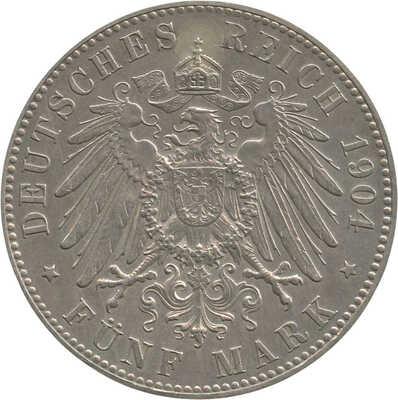 5 марок 1904 года